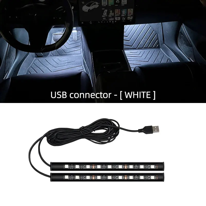 LumiFlex LED – Kit de Luz Ambiente USB para Interior de Carros