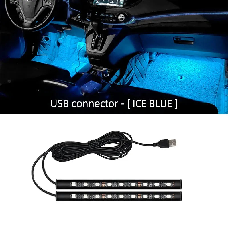 LumiFlex LED – Kit de Luz Ambiente USB para Interior de Carros