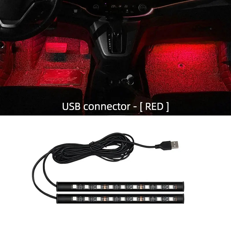LumiFlex LED – Kit de Luz Ambiente USB para Interior de Carros