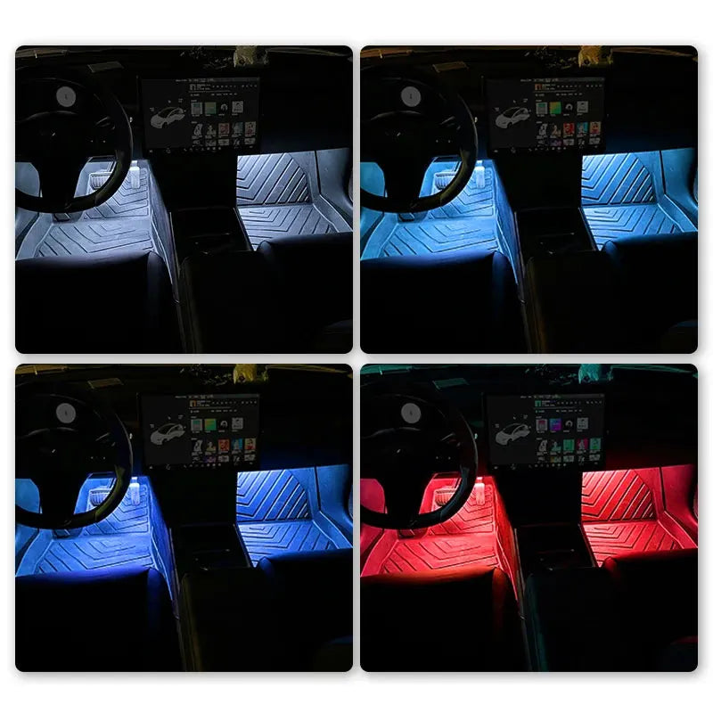 LumiFlex LED – Kit de Luz Ambiente USB para Interior de Carros